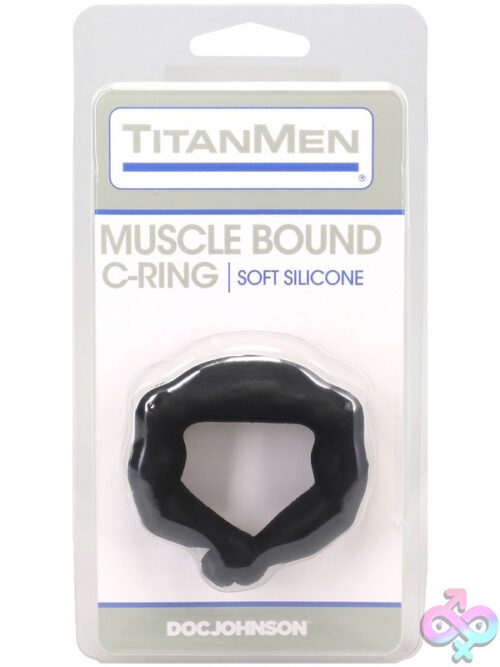 Titanmen Muscle Bound Cock Ring 32Mm Black - Image 3