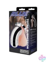 White metal cock cage with testicle ring by Blue Line Men