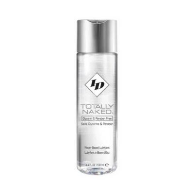 Totally Naked Water Based Lubricant 4.4 Oz by I.D. Lubricants — clear bottle with metallic cap