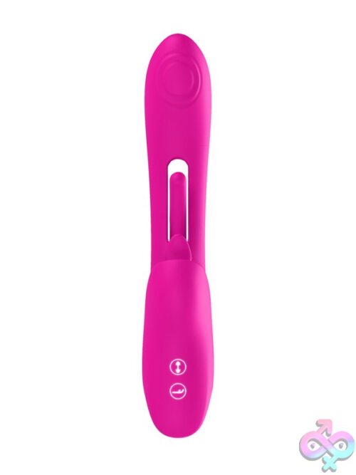 Tapping Tongue Rabbit Vibrator Pink - Image 2