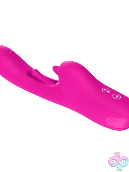 Tapping Tongue Rabbit Vibrator Pink - Image 3