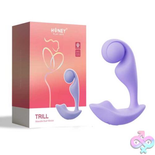 Trill Wearable Dual Vibrator - Lavender - Image 2