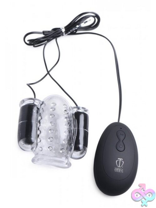 Trinity Men 20X Deluxe Dual Vibrating Head Teaser - Image 2