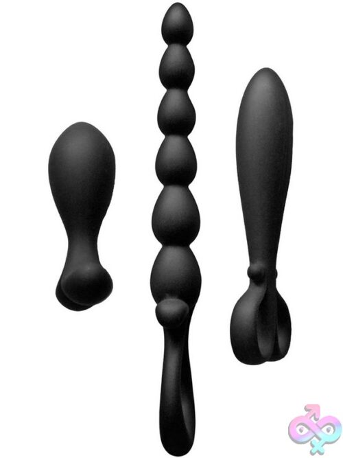 Trio Deluxe Anal Exploration Kit – Black - Image 3
