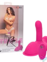 Triple Rider Remote Control Ecstasy Rumbler pink silicone triple-motor massager by California Exotic Novelties