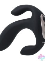 Triple Threat Multi-Play Rabbit Vibrator in Black by Playboy Pleasure - Image 3