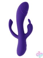3-point vibrator rabbit Triple Tickle by Selopa in purple silicone