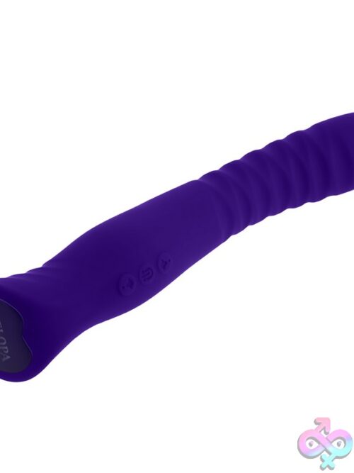 Trixxxie Textured G-Spot Vibrator In Purple By Selopa - Image 3