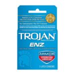 Trojan Enz Armor Spermicidal Lubricated Condoms 3 Pack by Trojan Condoms