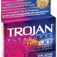Trojan Condoms Sex Toys - Trojan Fire and Ice Dual Action Lubricated Condoms - 3 Pack