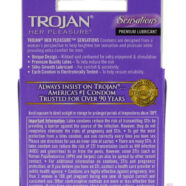 Trojan Condoms Sex Toys - Trojan Her Pleasure Sensations Lubricated  Condoms - 3 Pack