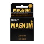 Trojan Magnum 3 Pack large size lubricated condoms by Trojan Condoms