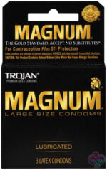 Trojan Condoms Sex Toys - Trojan Magnum - 3 Pack