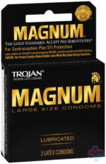 Trojan Condoms Sex Toys - Trojan Magnum - 3 Pack