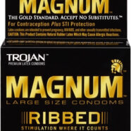 Trojan Condoms Sex Toys - Trojan Magnum Ribbed - 3 Pack