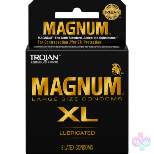 Trojan Condoms Sex Toys - Trojan Magnum XL - 3 Pack