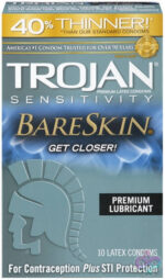 Trojan Sensitivity Bareskin Lubricated Condoms by Trojan Condoms — premium latex protection