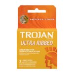 Trojan Stimulations Ultra Ribbed Lubricated Condoms 3 Pack by Trojan Condoms