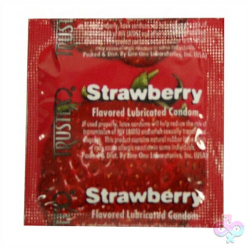 Trustex Sex Toys - Trustex Flavored Lubricated Condoms - 3 Pack - Strawberry