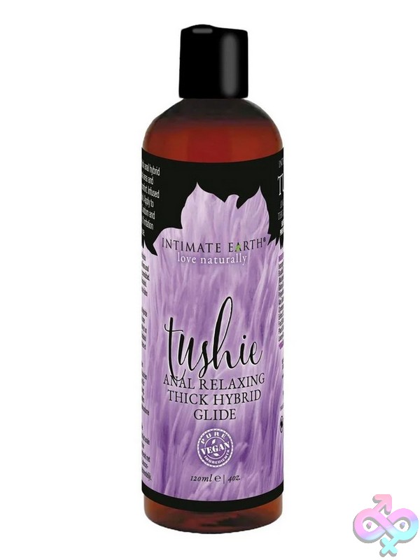 Discreet-Toys-Tushie-Hybrid-Anal-Relax-Glide-4-Oz-Nu-Ie058-120 Tushie Hybrid Anal Relax Glide 4 Oz Red Bottle By Intimate Earth