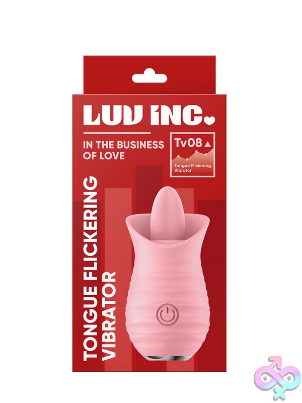 Discreet-Toys-Tv08-Tongue-Flickering-Vibrator-Pink-Nu-Ll-7211-01 Tongue Flickering Vibrator In Pink And Red With Silicone Tip And Usb Charging Cable