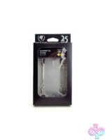 Adjustable silver metal tweezer clamps with jewel chain by Spartacus