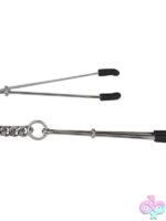 Spartacus Tweezer Clamps with Jewel Chain – Silver - Image 3