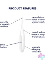 Twirling Fun Clitoral Vibrator – White - Image 3