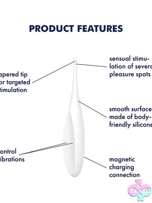 Twirling Fun Clitoral Vibrator – White - Image 3