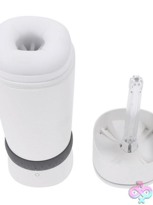 Twist &Amp; Stroke Warming Vibrating Stroker – White - Image 2