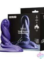 Twisted Tentacles vibrating grinder in purple with suction-cup base by Tentra