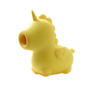 Unihorn Bean Blossom clitoral stimulator by Creative Conceptions in yellow