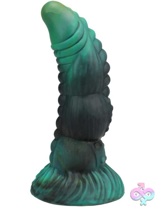 Vac-U-Lock X Fantasy Fuckers Green Serpent – Textured Silicone Dildo - Image 2