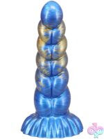Vac-U-Lock Fantasy Fuckers Outer Rim Dildo – Blue & Gold - Image 3