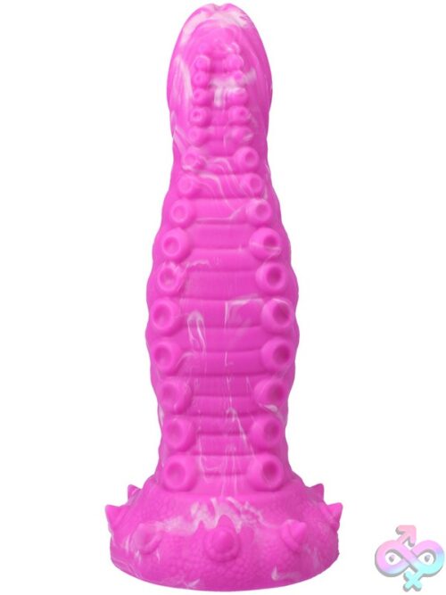 Tentacled Traveler Silicone Dildo – Pink - Image 3