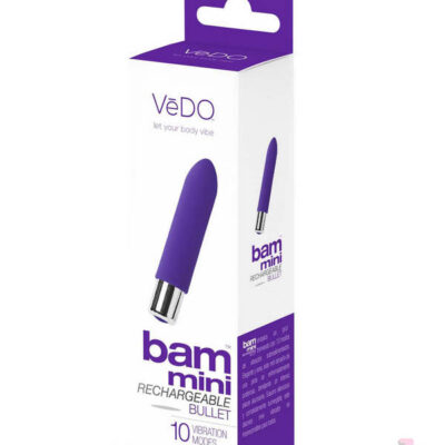 VeDO Sex Toys - Bam Mini Rechargeable Bullet Vibe - Indigo