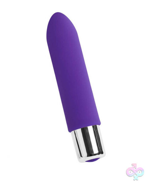 Bam Mini Rechargeable Bullet Vibe in Purple by VeDO — waterproof clitoral stimulator