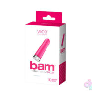 VeDO Sex Toys - Bam Rechargeable Bullet - Hot in Bed Pink