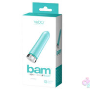 VeDO Sex Toys - Bam Rechargeable Bullet - Tease Me Turquoise