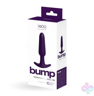 VeDO Sex Toys - Bump Rechargeable Anal Vibe - Purple