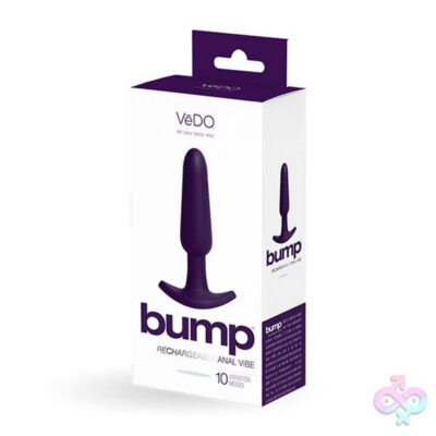 VeDO Sex Toys - Bump Rechargeable Anal Vibe - Purple