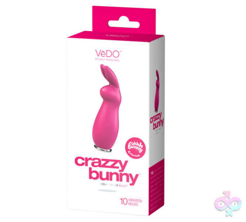 VeDO Sex Toys - Crazzy Bunny Rechargeable Bullet - Pretty in Pink
