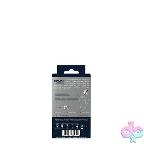Discreet-Toys-Vedo-Driver-Rechargeable-Vibrating-C-Ring-Black-Vi-R1108 Driver Rechargeable Vibrating C-Ring - Black - Image 1