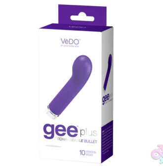 VeDO Sex Toys - Gee Plus Rechargeable Mini Vibe - Into You Indigo
