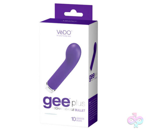 VeDO Sex Toys - Gee Plus Rechargeable Mini Vibe - Into You Indigo
