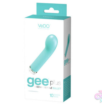 VeDO Sex Toys - Gee Plus Rechargeable Mini Vibe - Tease Me Turquoise