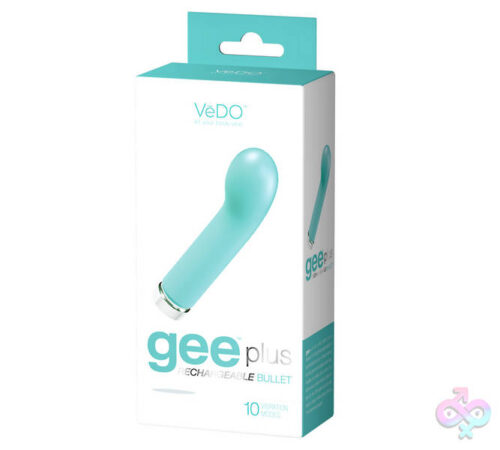 VeDO Sex Toys - Gee Plus Rechargeable Mini Vibe - Tease Me Turquoise