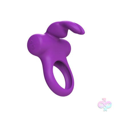 Vibrating Ring Perfectly Purple — Frisky Bunny Vibrating Ring by VeDO