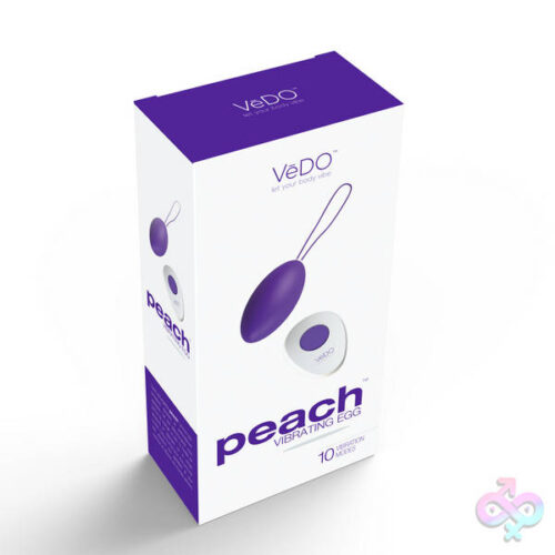 VeDO Sex Toys - Peach Vibrating Egg - Into You Indigo