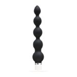 Quaker Anal Vibe Just Black by VeDO — vibrating anal beads with 12 modes